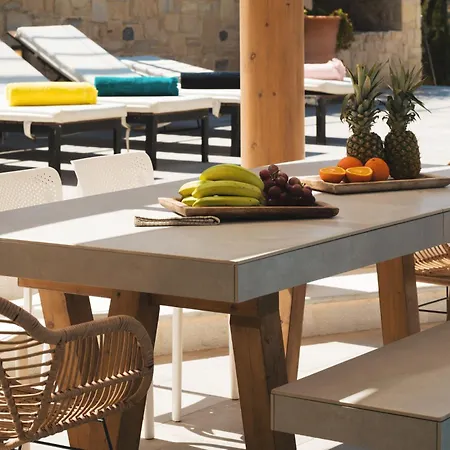 Minimalist Mediterranean Blue Key With Sea View & Infinity Heated Pool Villa Agia Pelagia (Crete)