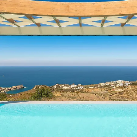 Minimalist Mediterranean Blue Key With Sea View & Infinity Heated Pool * Agia Pelagia (Crete)