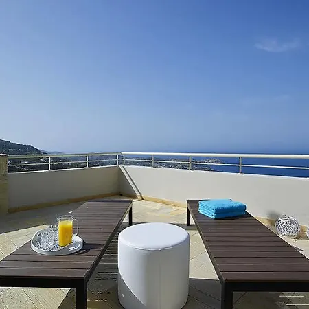 Minimalist Mediterranean Blue Key With Sea View & Infinity Heated Pool * Agia Pelagia (Crete)
